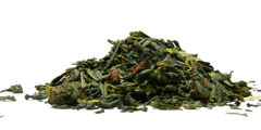 Green tea with vanilla, strawberry - green tea